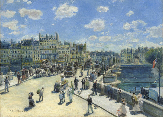 Cuadro ​Pont Neuf Paris 1872 (Renoir)