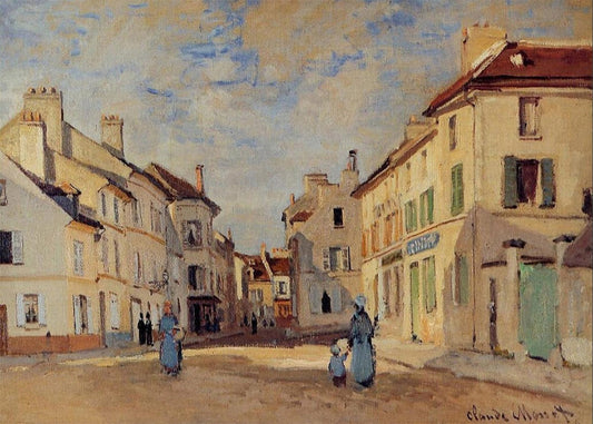 Cuadro ​Pontoise, el camino a Gisors en invierno (Pissarro)