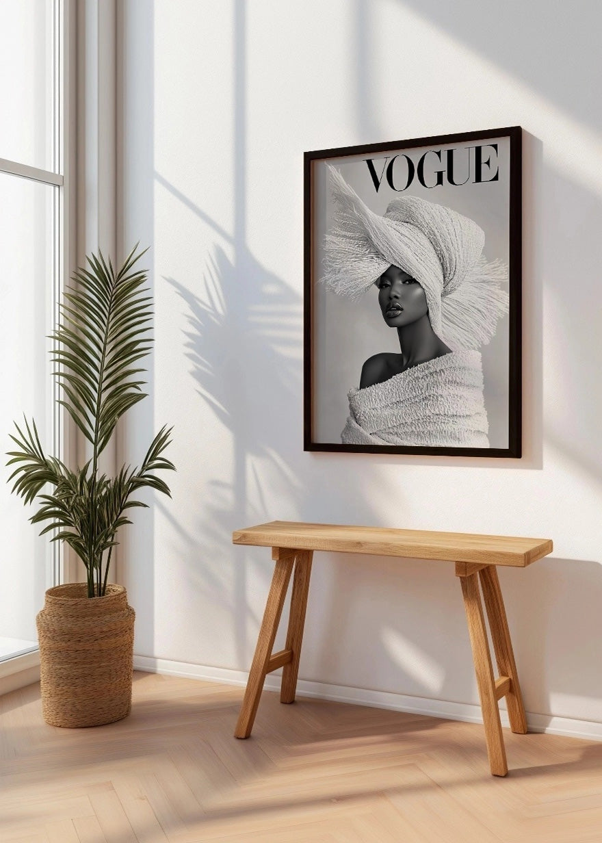 Cuadro ​Portada Vogue B&W