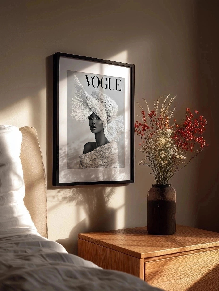 Cuadro ​Portada Vogue B&W