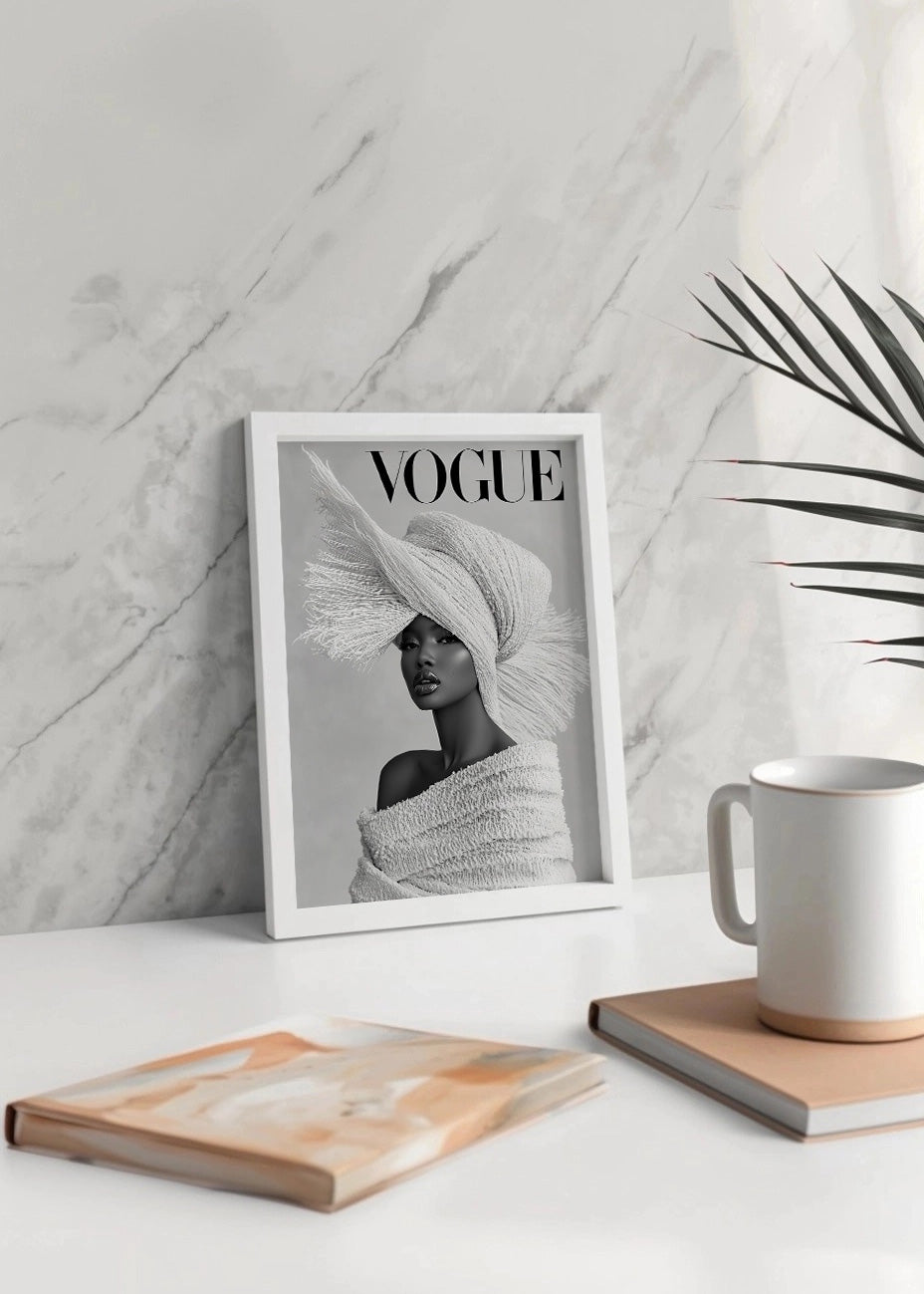 Cuadro ​Portada Vogue B&W