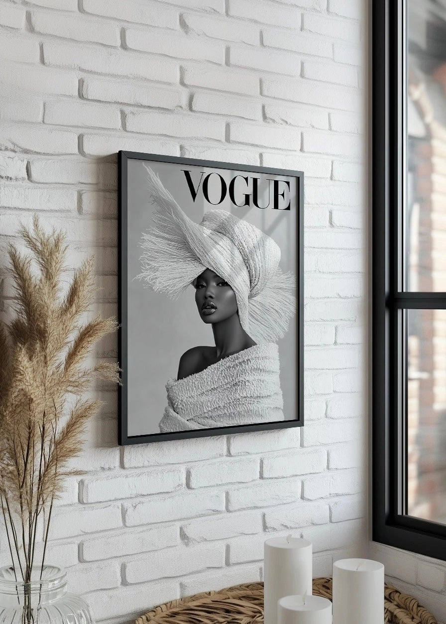 Cuadro ​Portada Vogue B&W