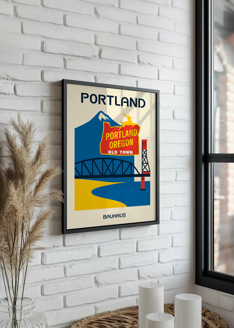 Cuadro Portland Poster Bauhaus