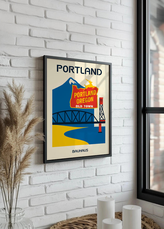 Cuadro Portland Poster Bauhaus