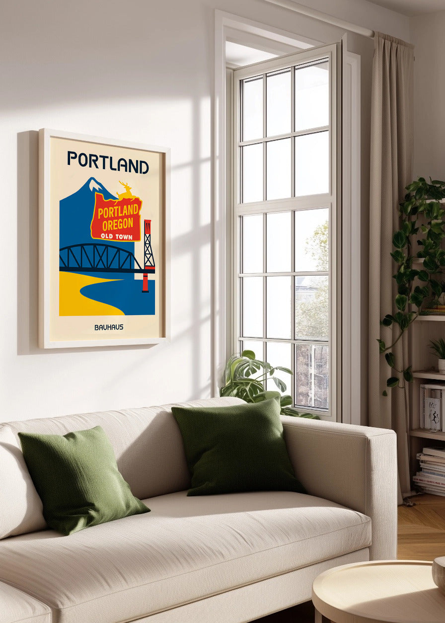 Cuadro Portland Poster Bauhaus