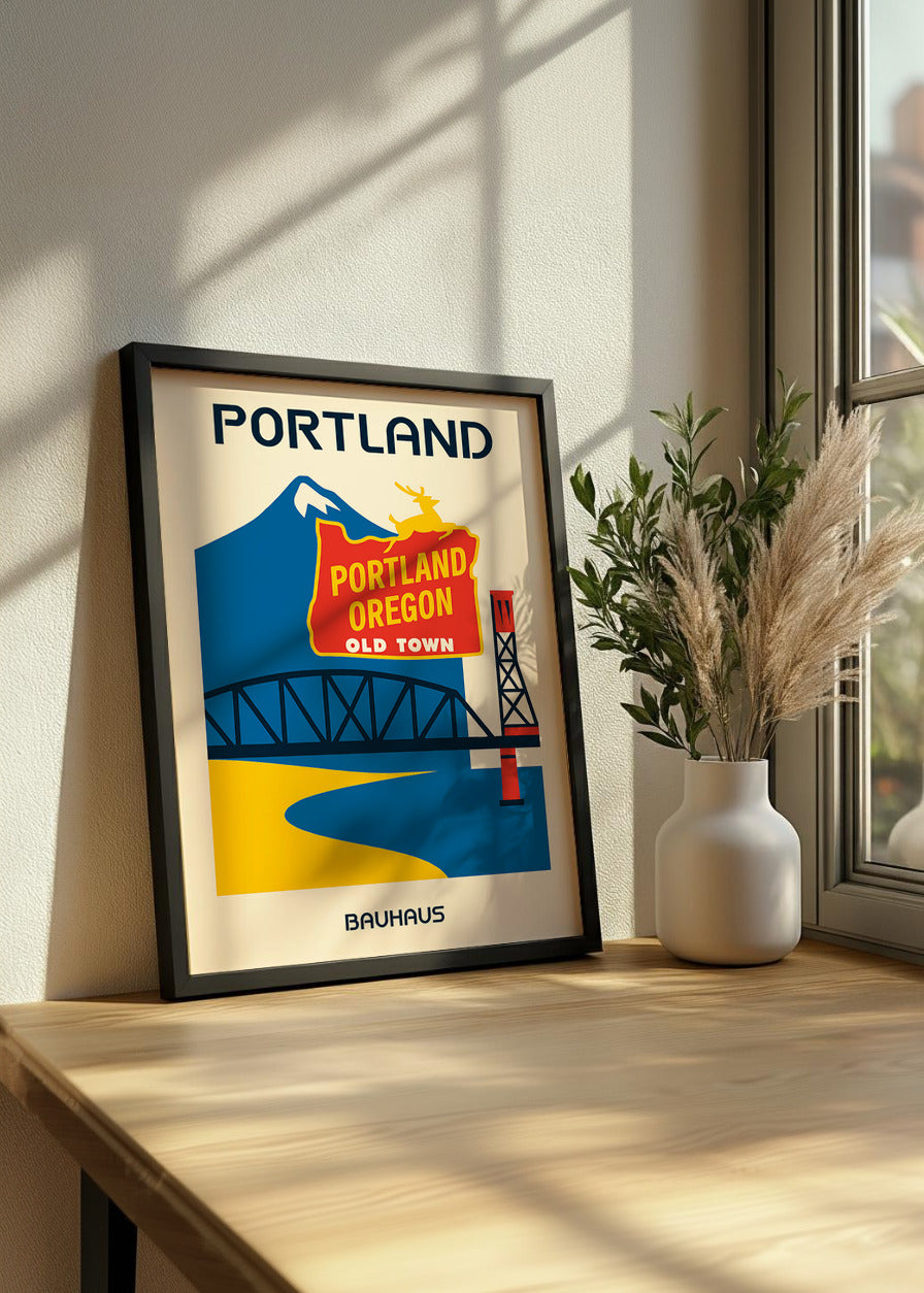 Cuadro Portland Poster Bauhaus