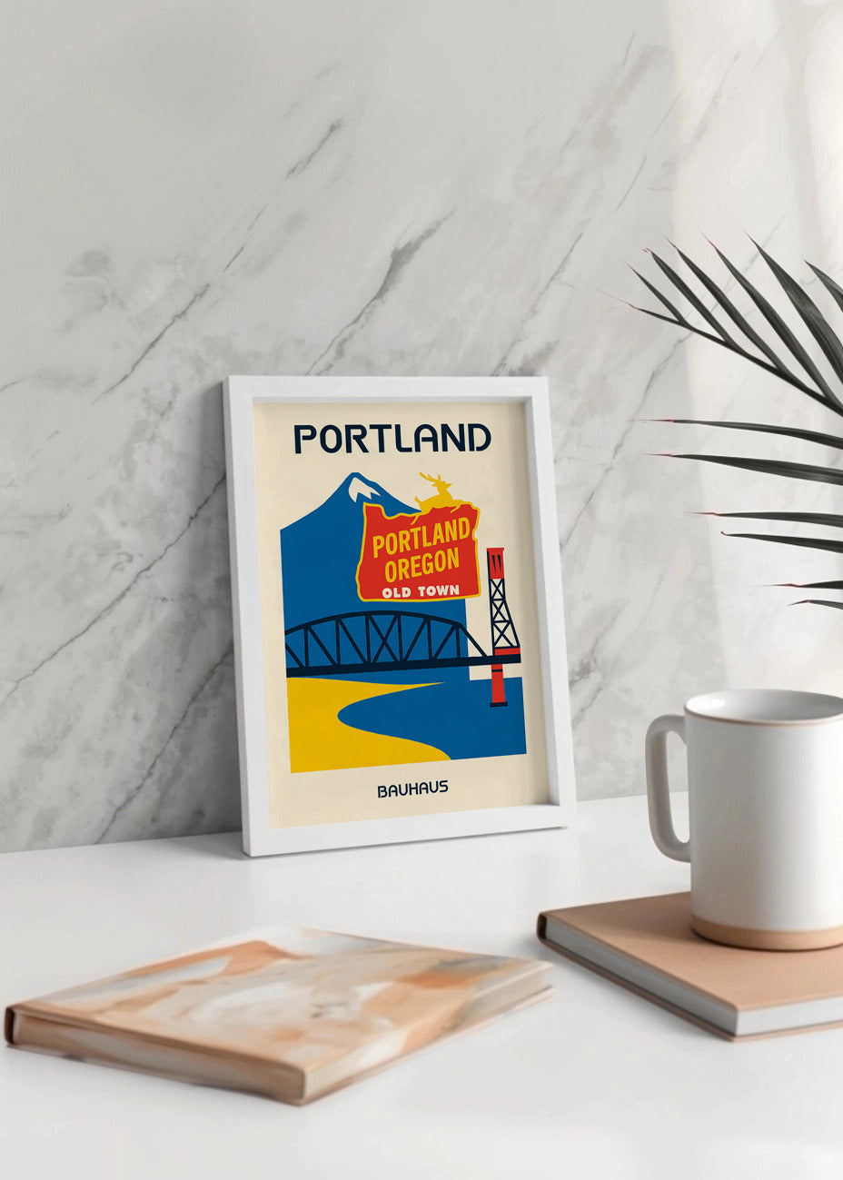 Cuadro Portland Poster Bauhaus