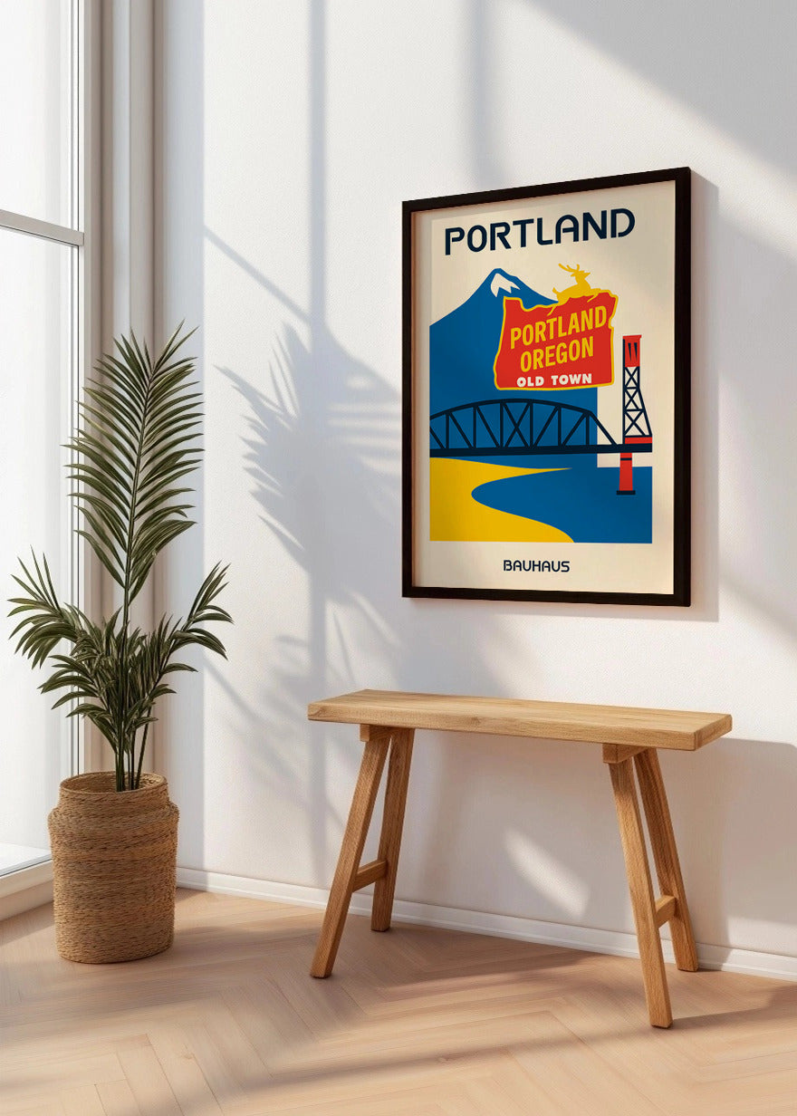 Cuadro Portland Poster Bauhaus
