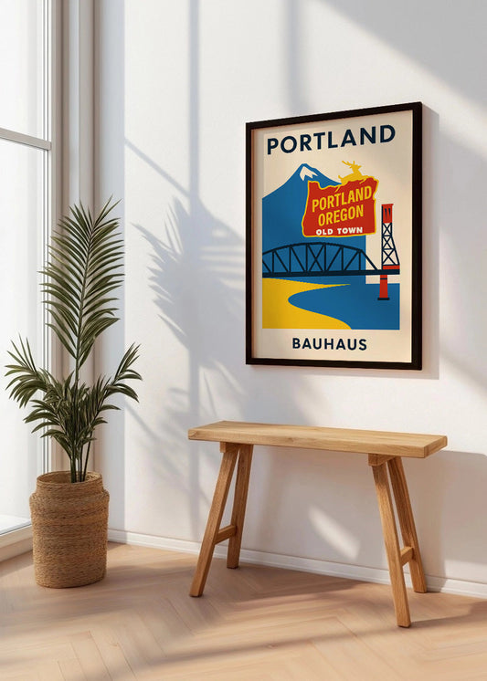 Cuadro Portland Poster Bauhaus