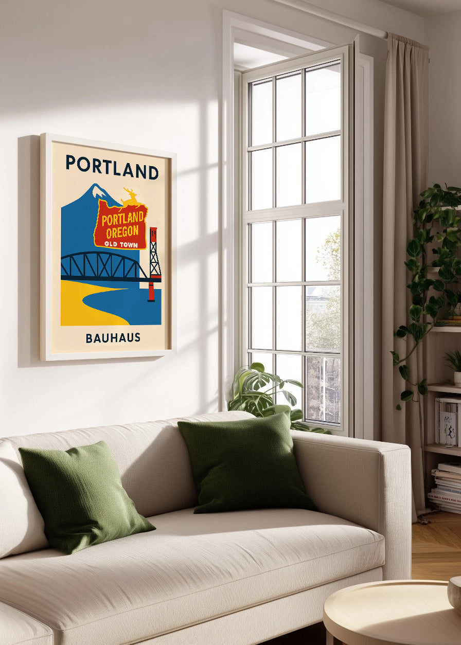 Cuadro Portland Poster Bauhaus