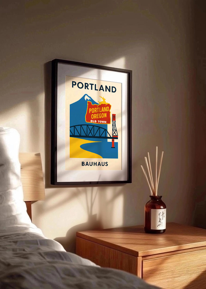 Cuadro Portland Poster Bauhaus