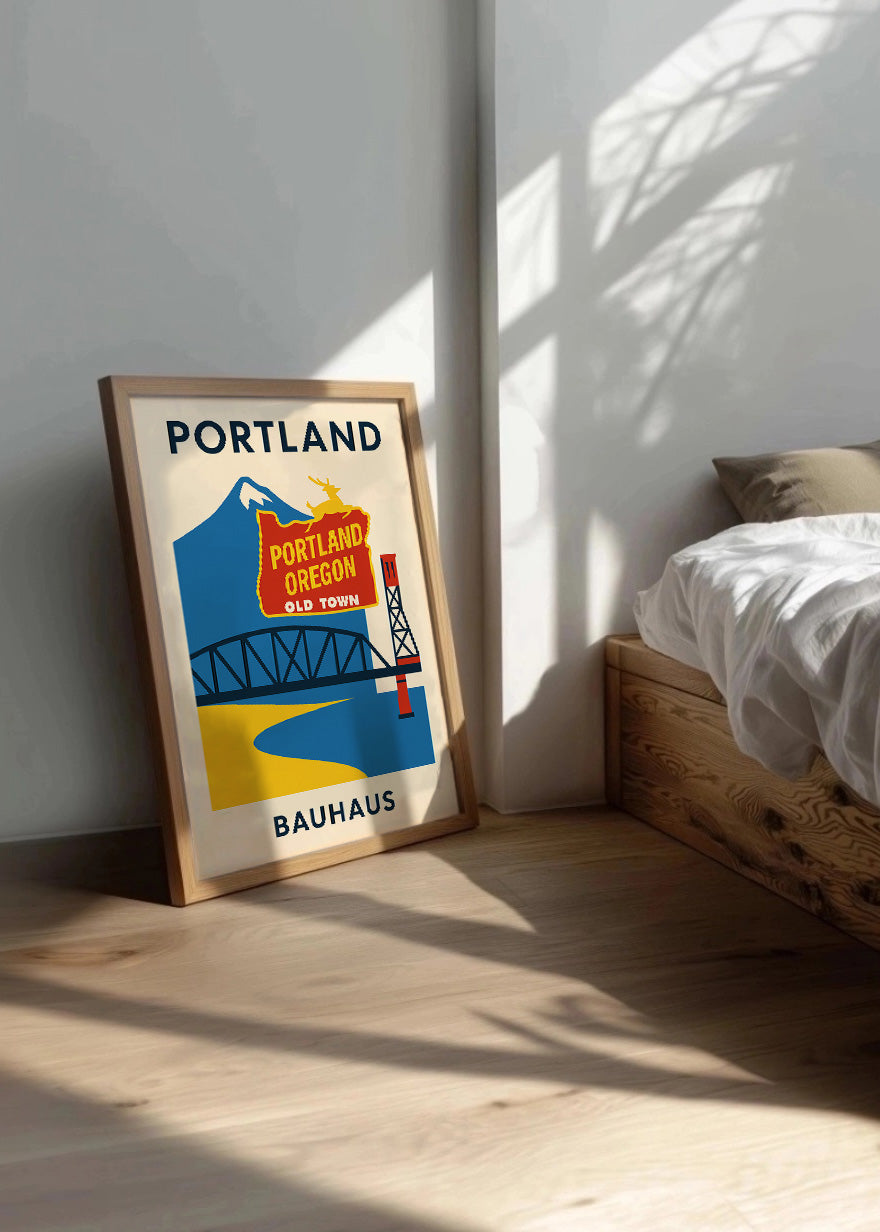 Cuadro Portland Poster Bauhaus