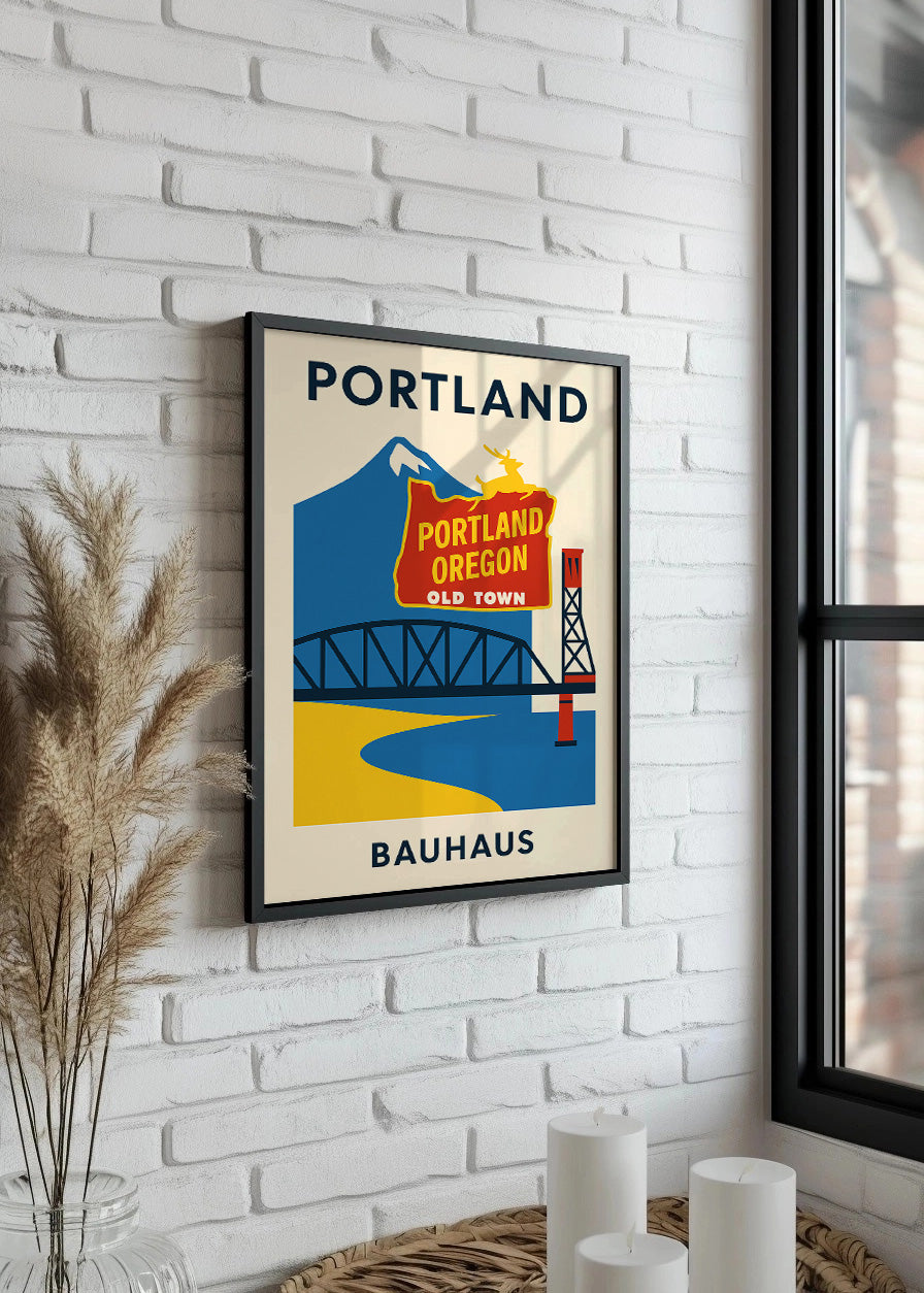 Cuadro Portland Poster Bauhaus