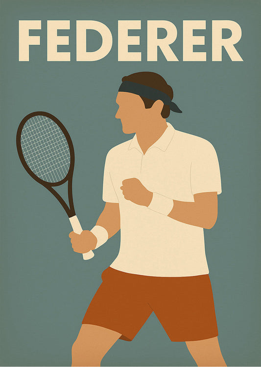Cuadro Poster de Federer