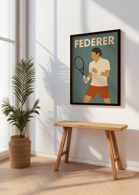 Cuadro Poster de Federer