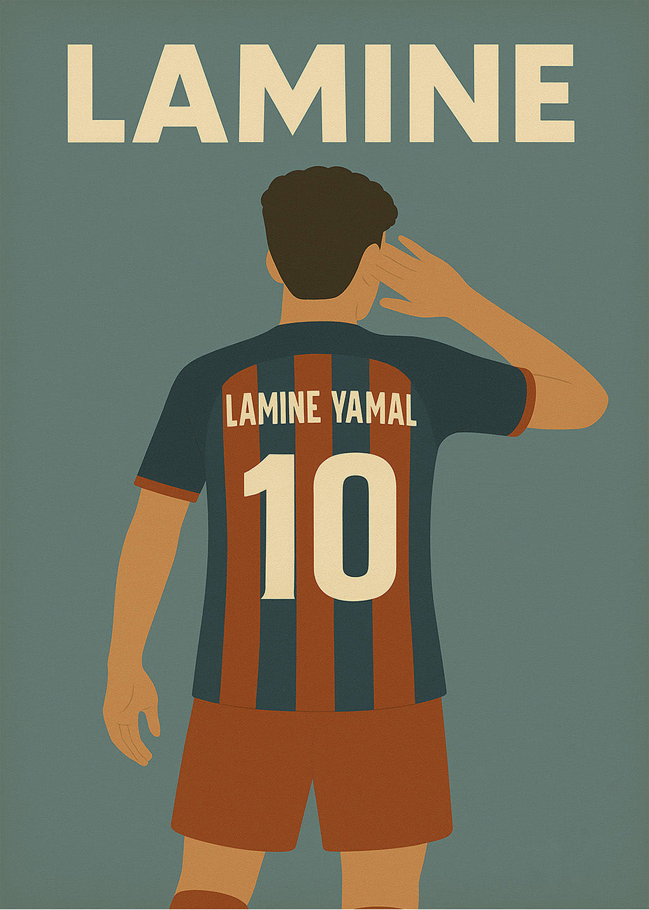 Cuadro Poster de Lamine Yamal