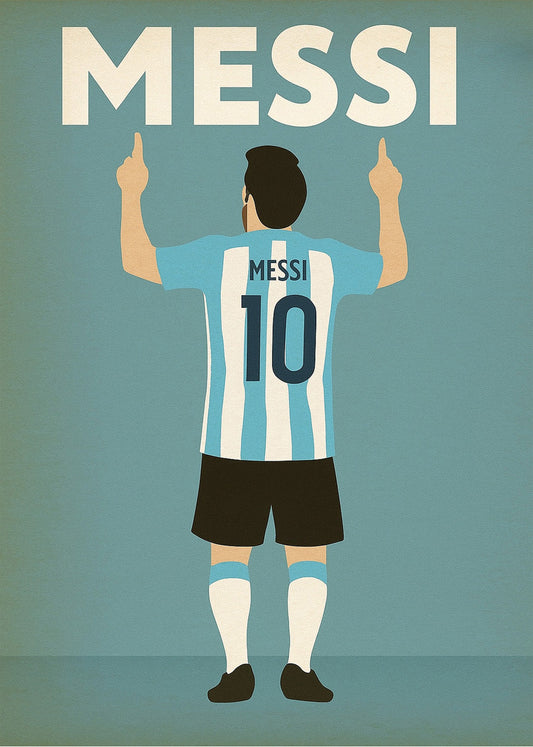 Cuadro Poster de Messi