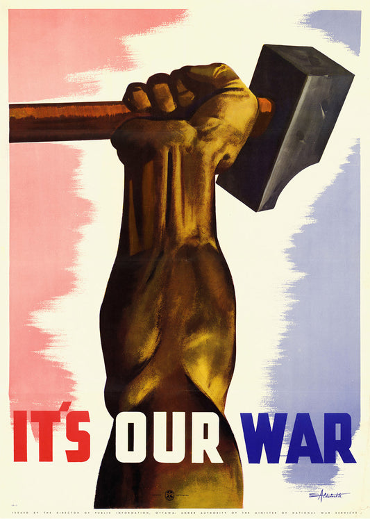 Cuadro Poster de propaganda segunda guerra mundial
