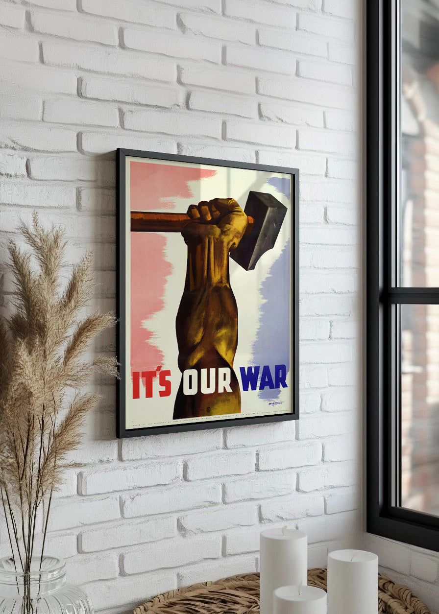 Cuadro Poster de propaganda segunda guerra mundial