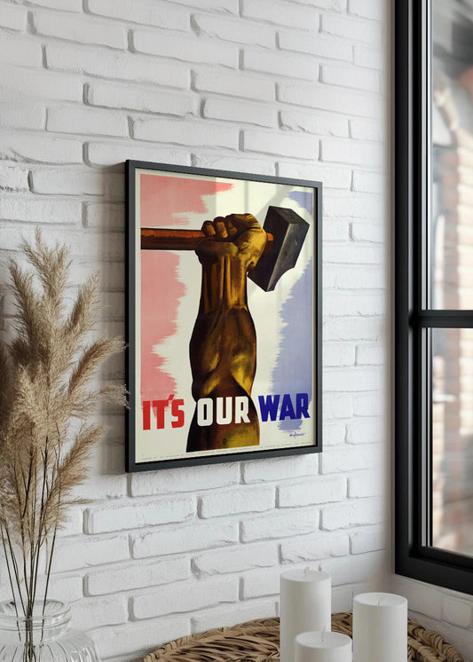 Cuadro Poster de propaganda segunda guerra mundial