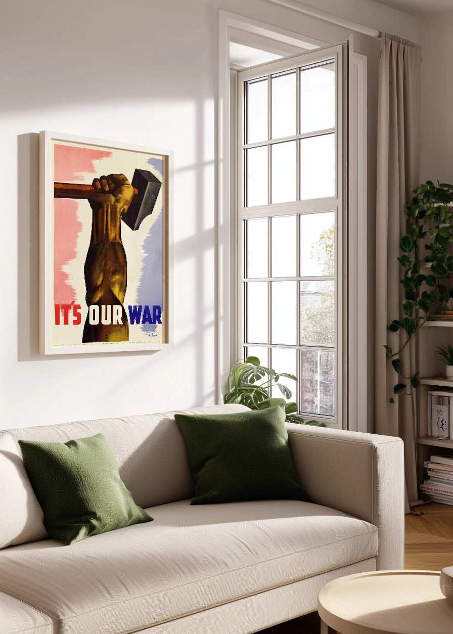 Cuadro Poster de propaganda segunda guerra mundial