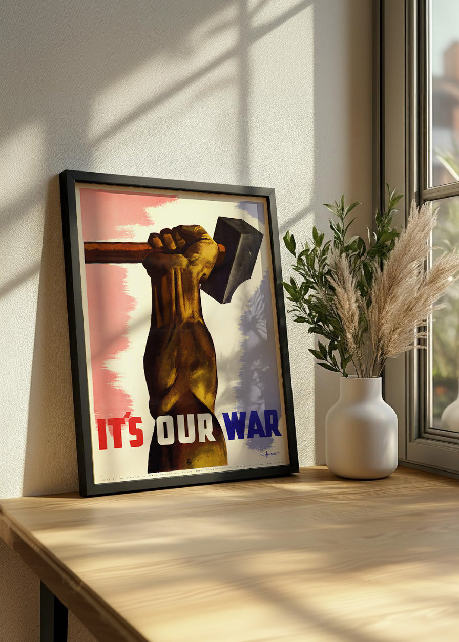 Cuadro Poster de propaganda segunda guerra mundial