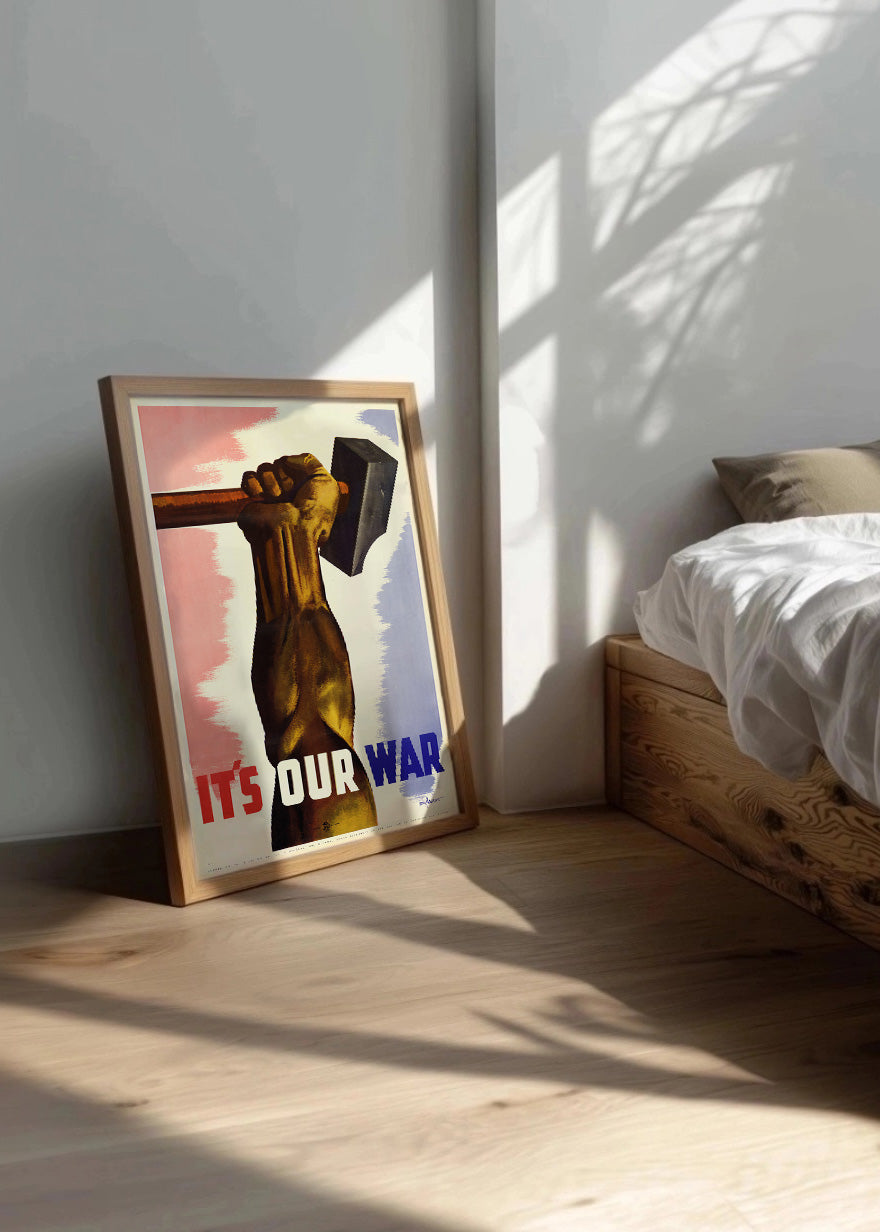 Cuadro Poster de propaganda segunda guerra mundial