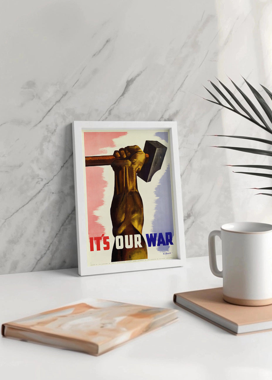 Cuadro Poster de propaganda segunda guerra mundial