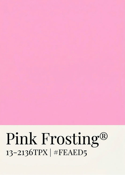 Cuadro Poster rosa glaseado