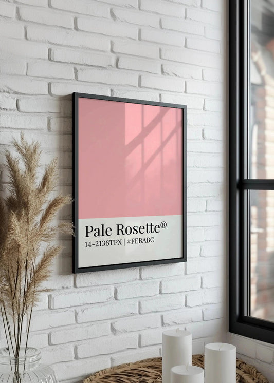Cuadro Poster rosa pálido