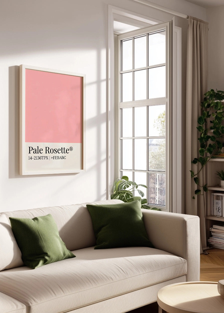 Cuadro Poster rosa pálido