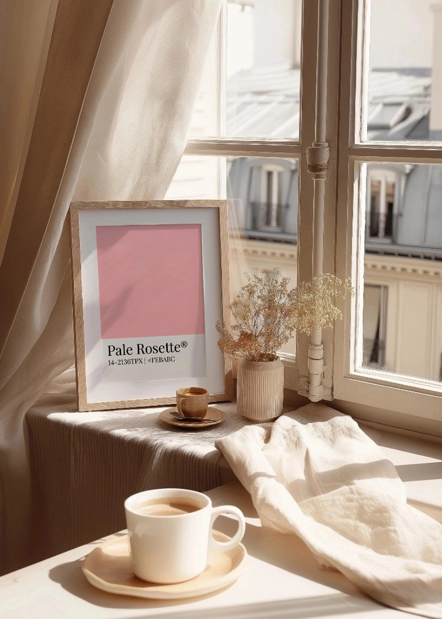 Cuadro Poster rosa pálido