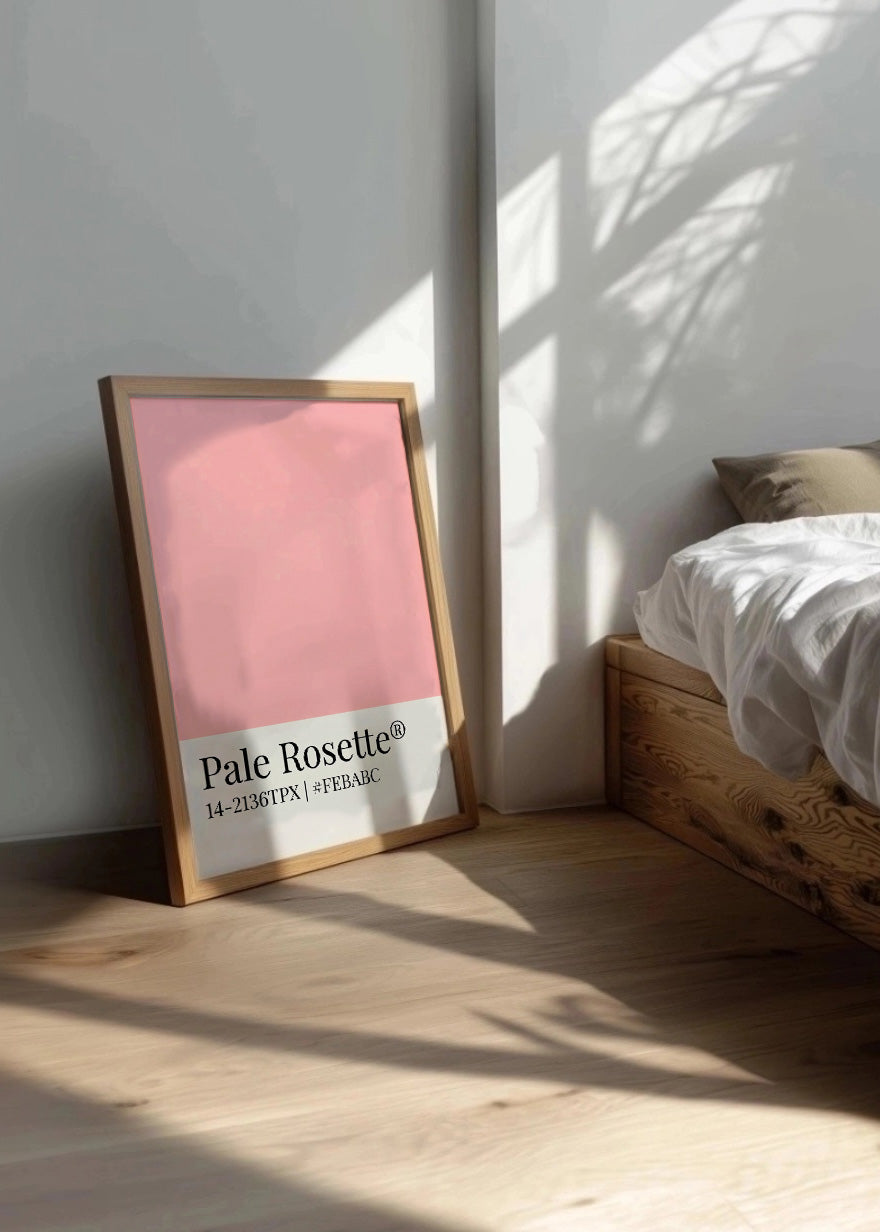 Cuadro Poster rosa pálido