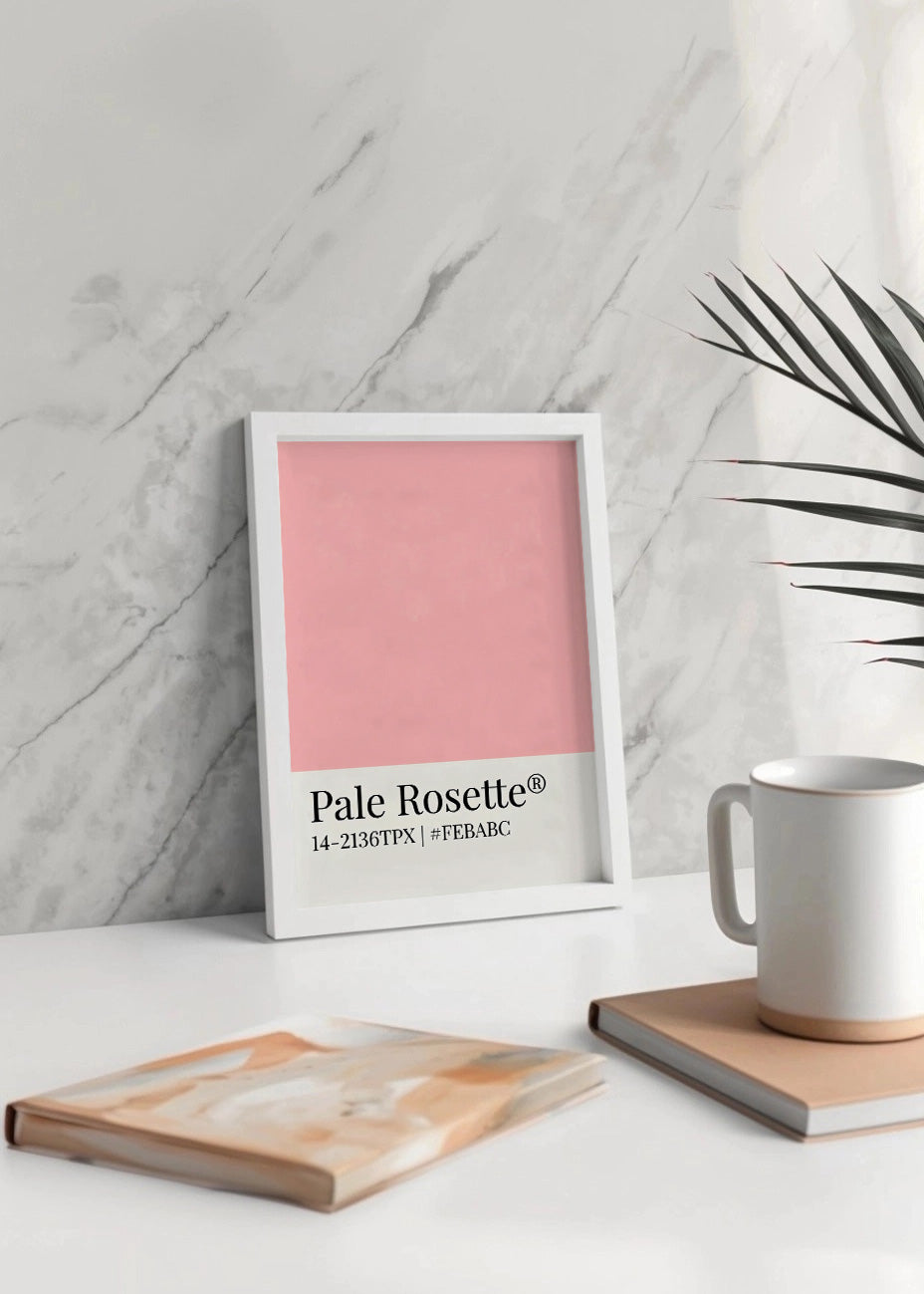 Cuadro Poster rosa pálido