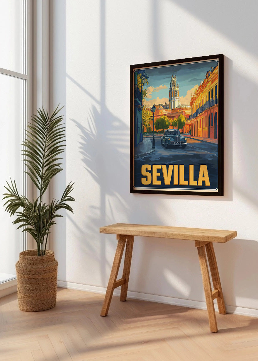 Cuadro ​Poster vintage de Sevilla