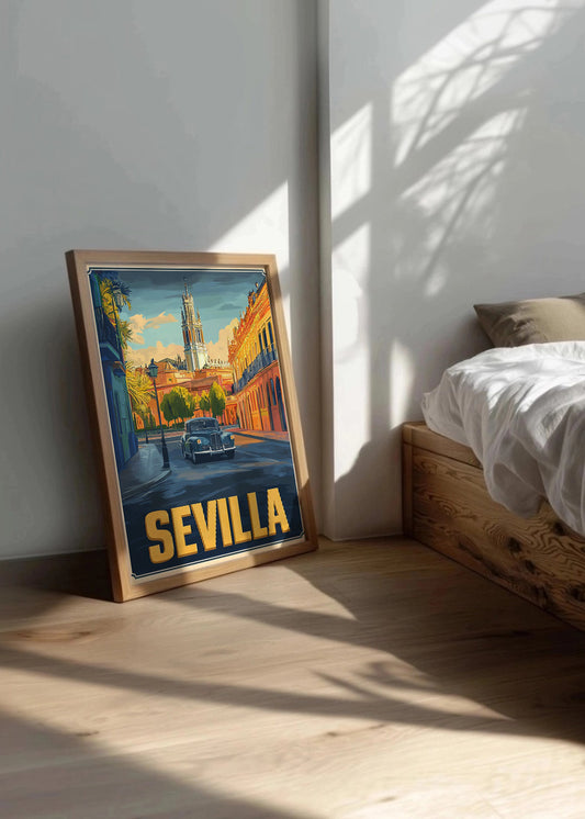 Cuadro ​Poster vintage de Sevilla