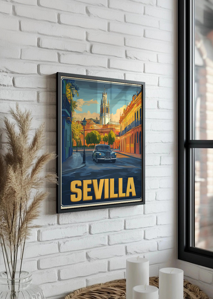 Cuadro ​Poster vintage de Sevilla