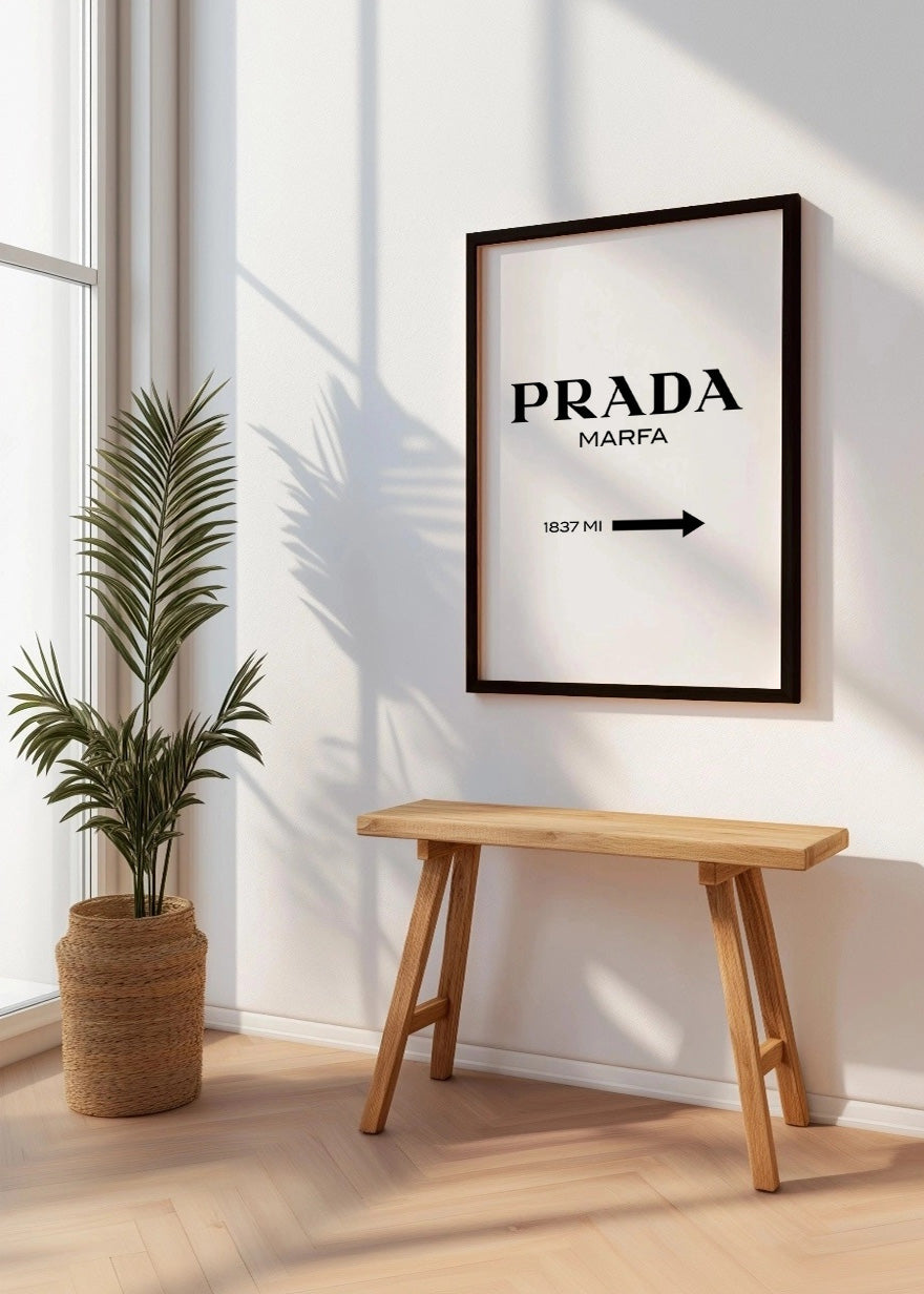 Cuadro ​Prada Marfa vertical