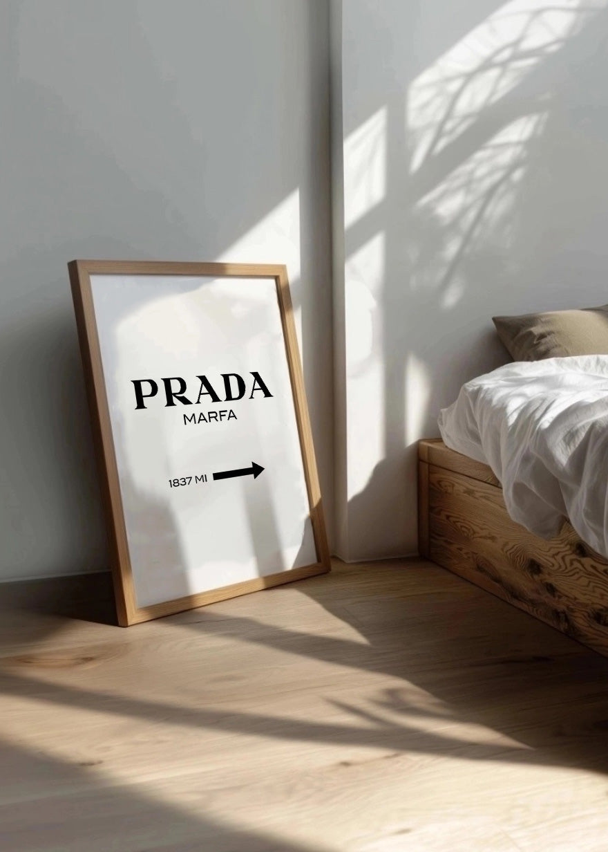 Cuadro ​Prada Marfa vertical