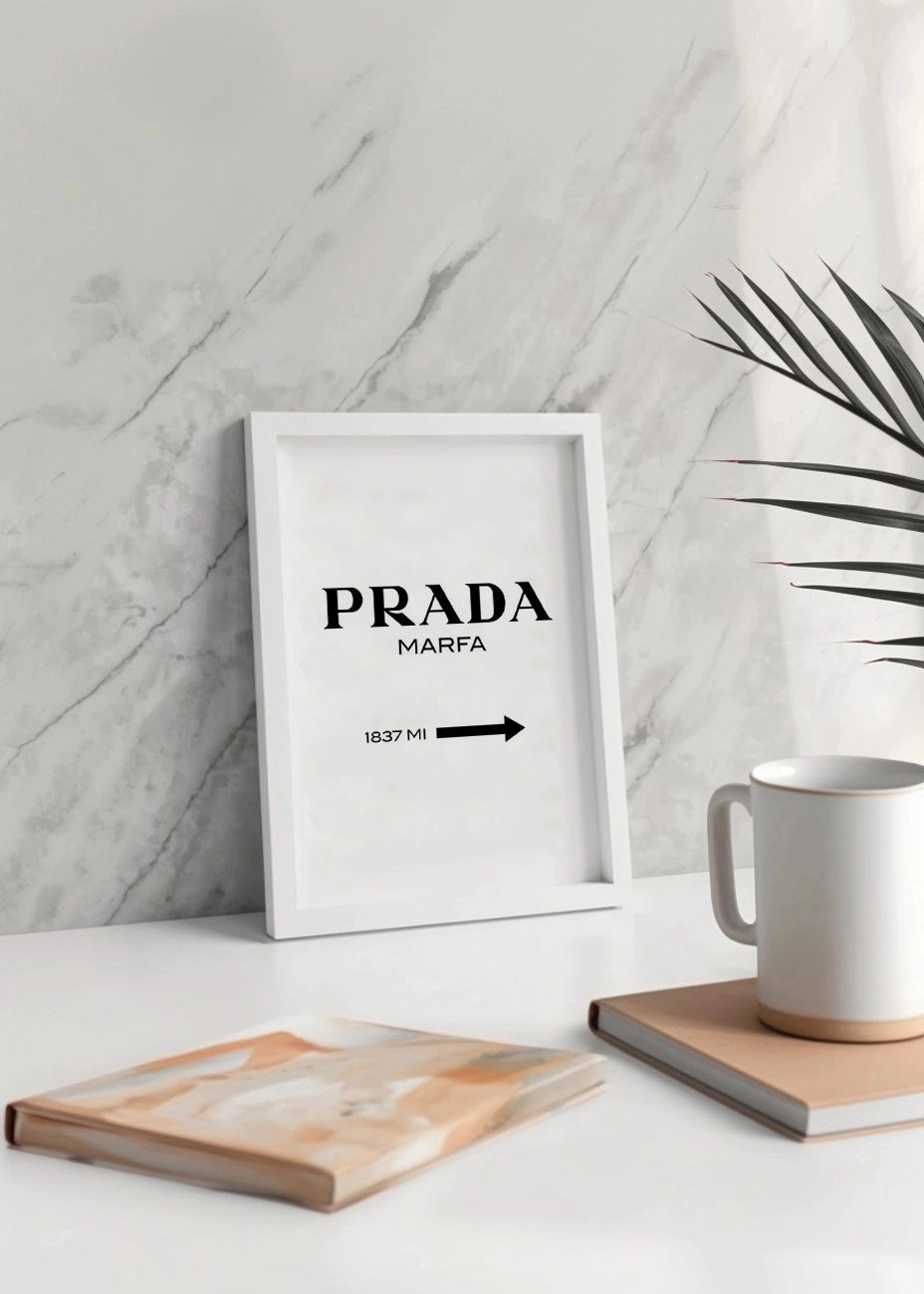 Cuadro ​Prada Marfa vertical