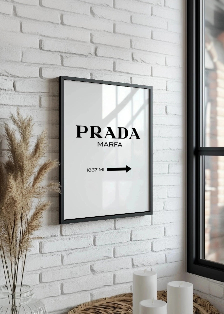 Cuadro ​Prada Marfa vertical