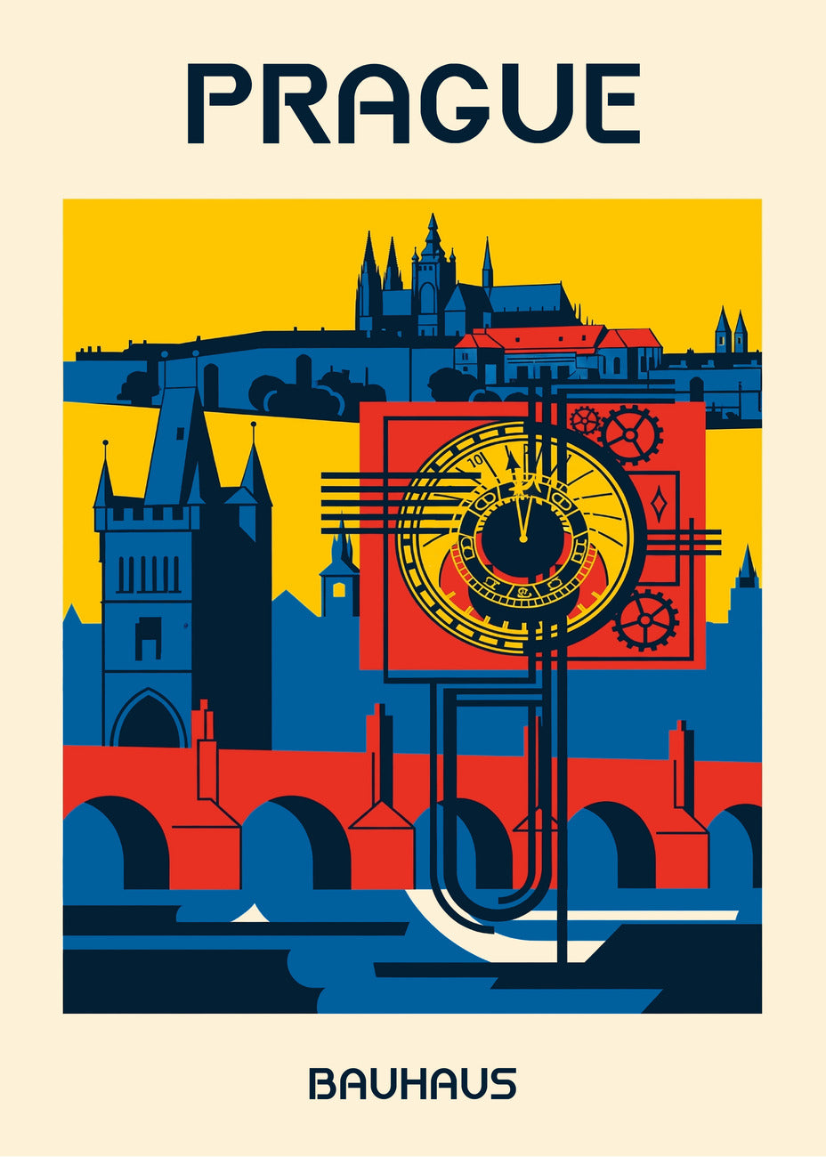 Cuadro Prague Poster Bauhaus
