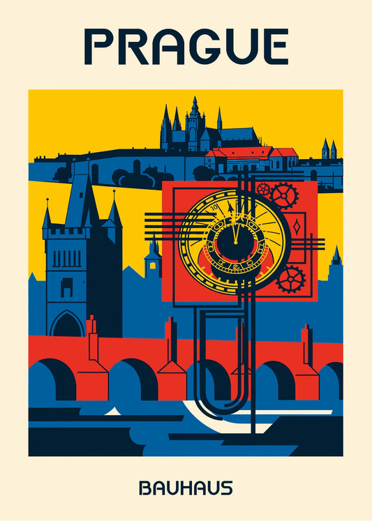 Cuadro Prague Poster Bauhaus