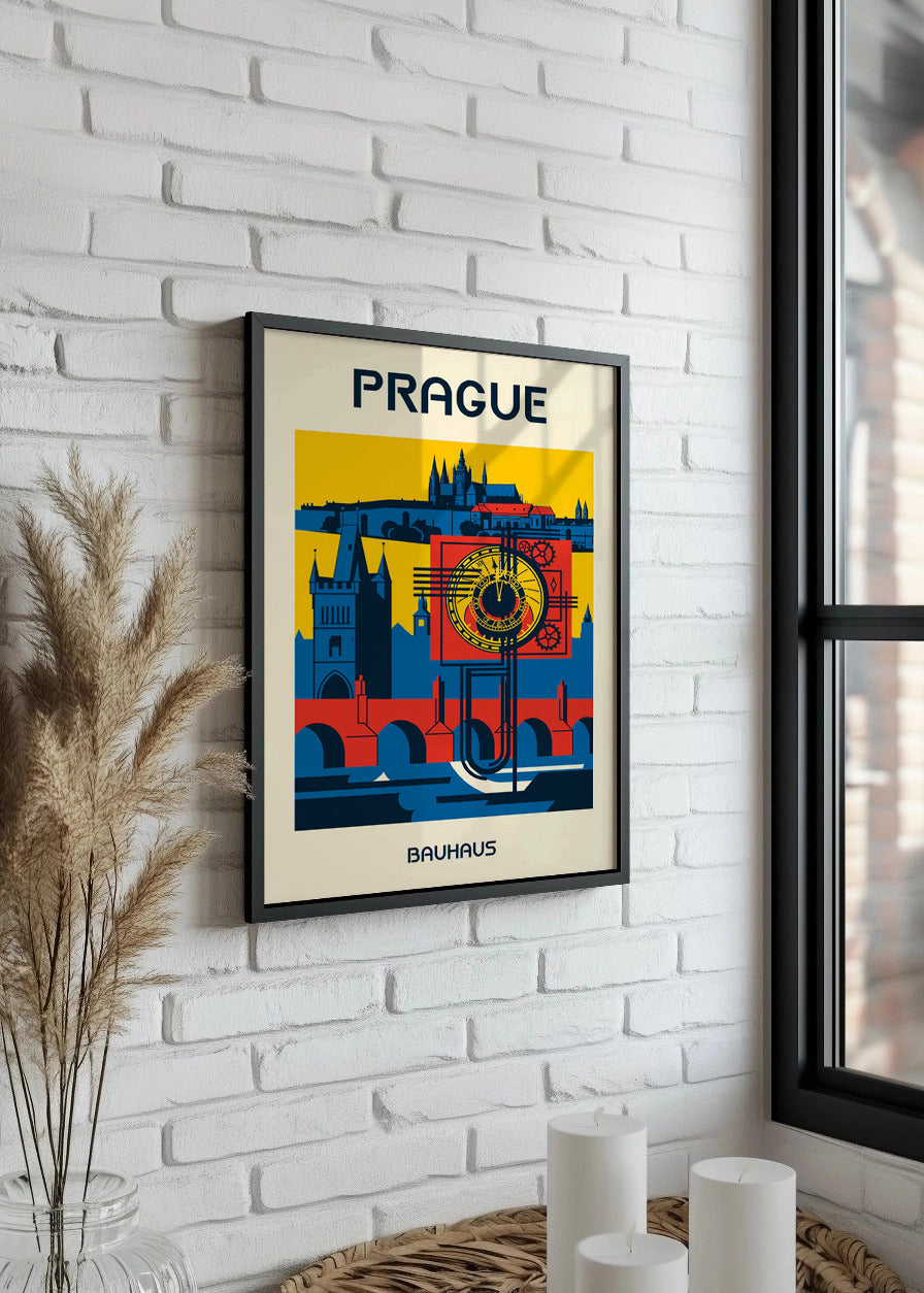 Cuadro Prague Poster Bauhaus