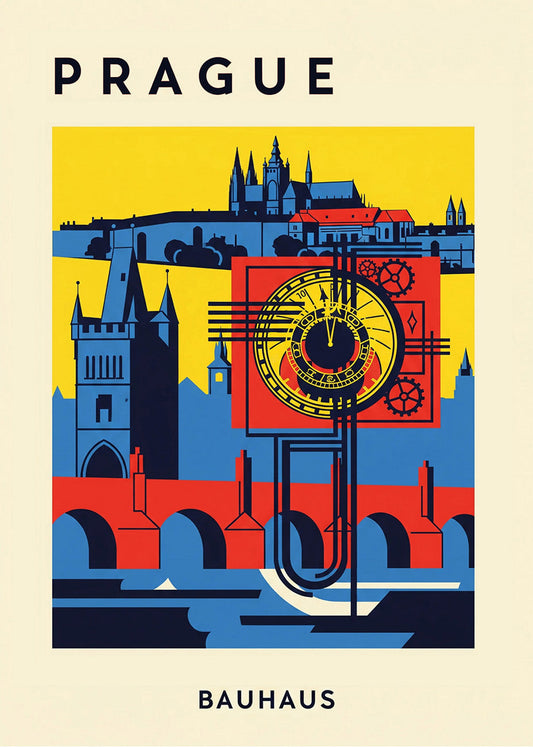 Cuadro Prague Poster Bauhaus