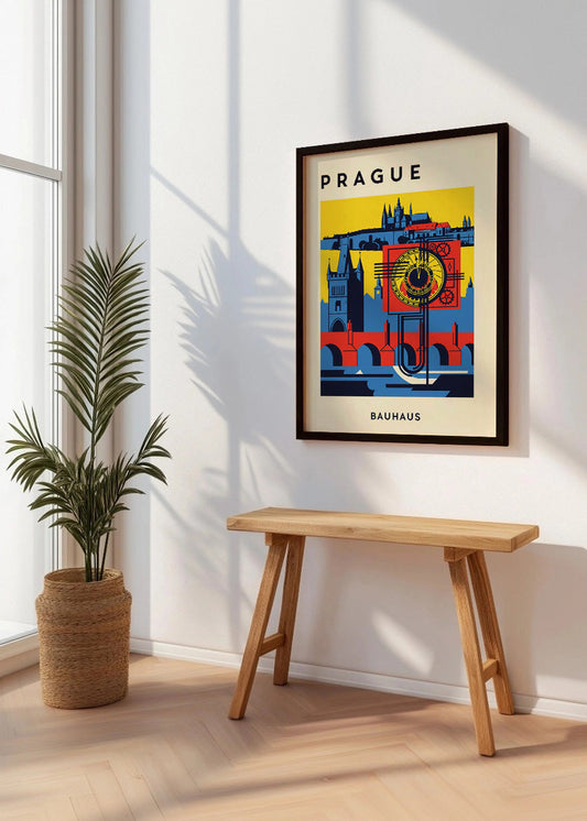 Cuadro Prague Poster Bauhaus