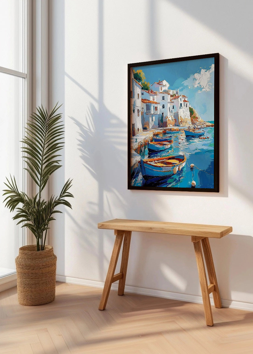 Cuadro ​Pueblo mediterráneo