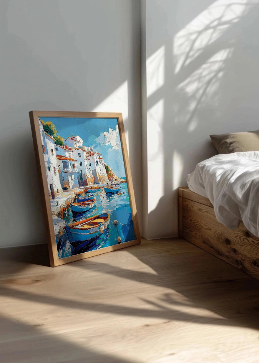 Cuadro ​Pueblo mediterráneo