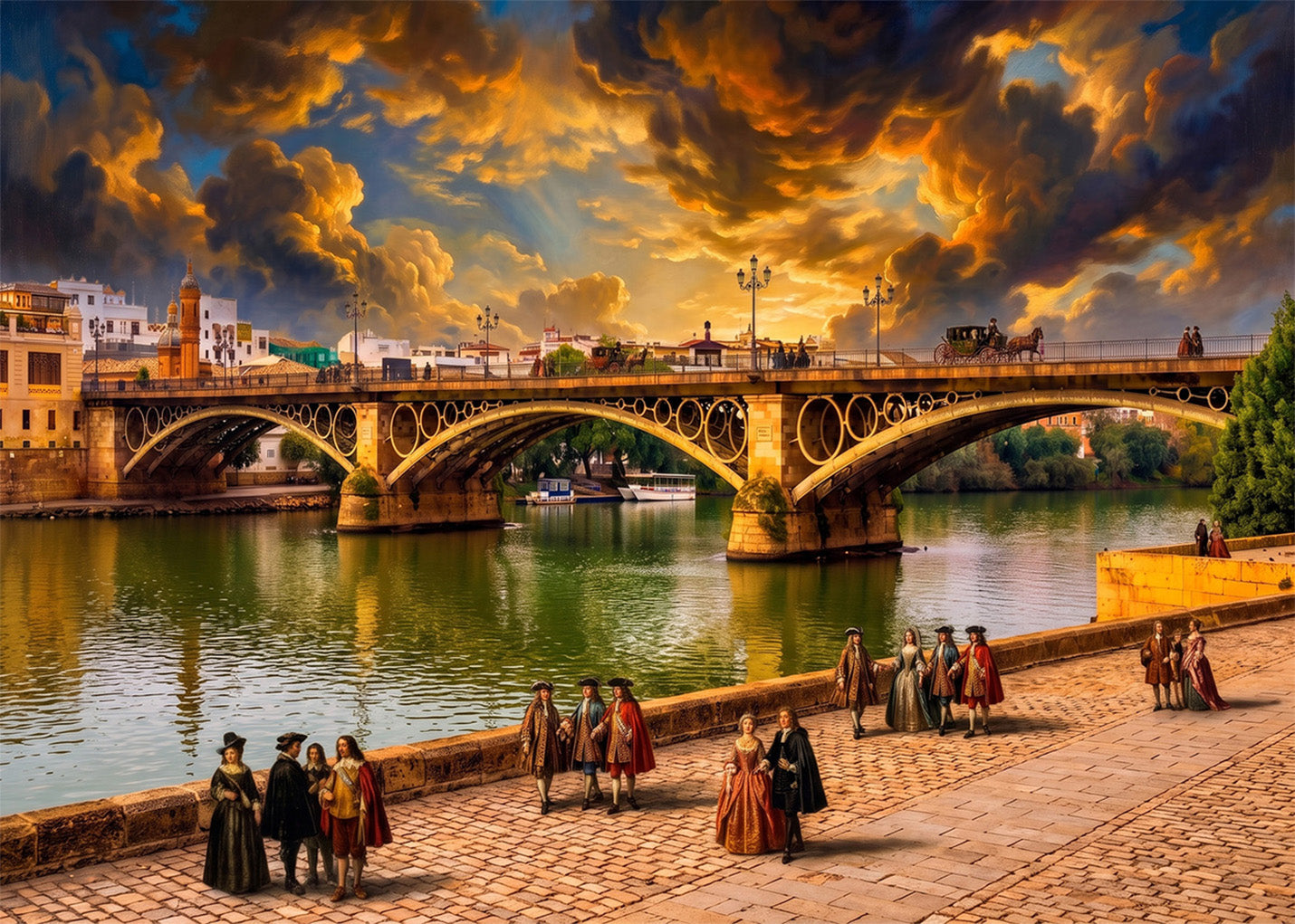 Cuadro Puente de Isabel II - Barroco