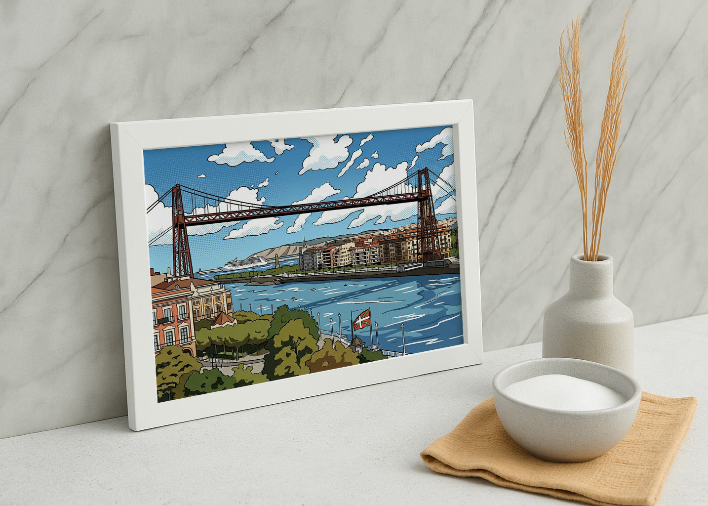 Cuadro Puente de Vizcaya - Cómic